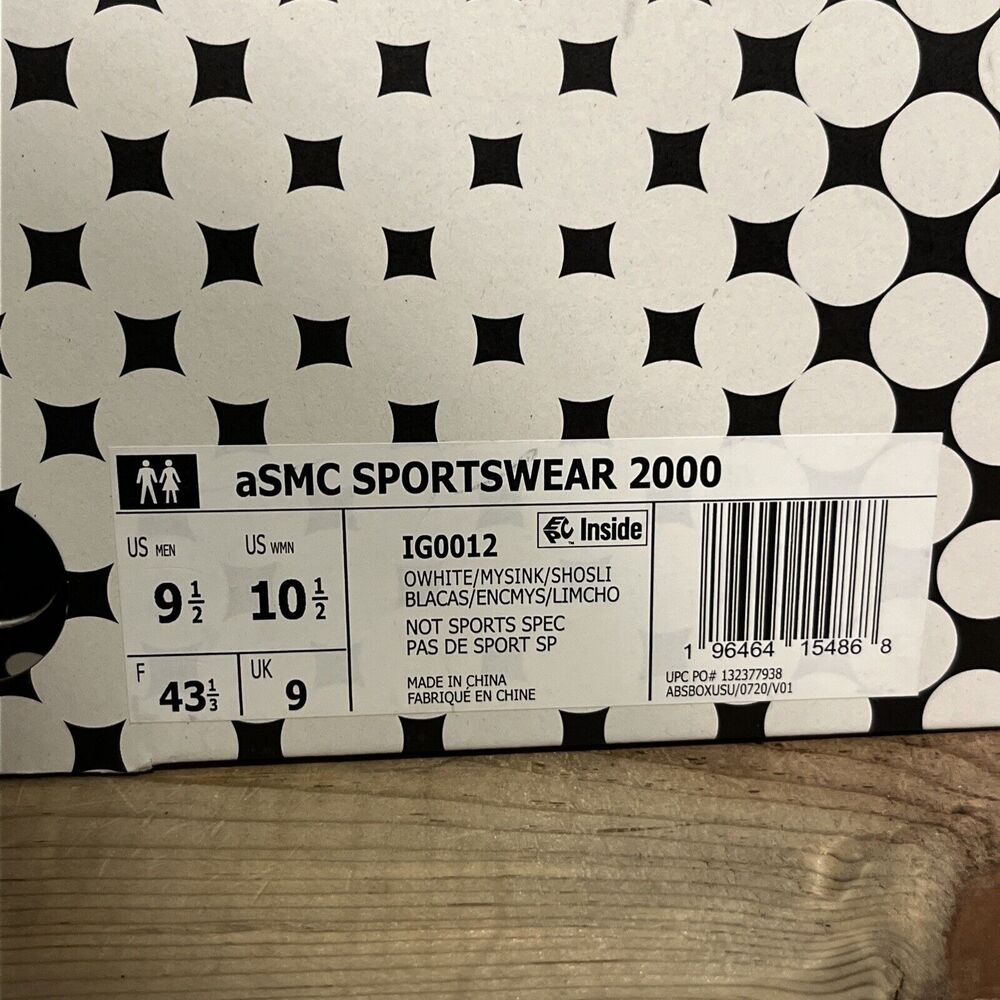 NEW Mens Size 9.5 Adidas Stella McCartney Sportswear 2000 Black Ink Slime IG0012 - Picture 8 of 10